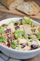 Broccoli salad with chicken