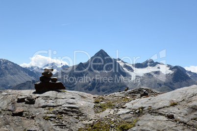 Blick vom Rofenkar zur Talleitspitze