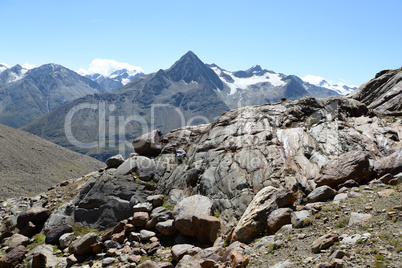 Blick vom Rofenkar zur Talleitspitze