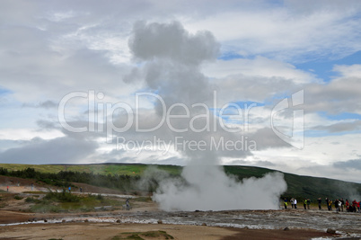 Geysir Strokkur, Island