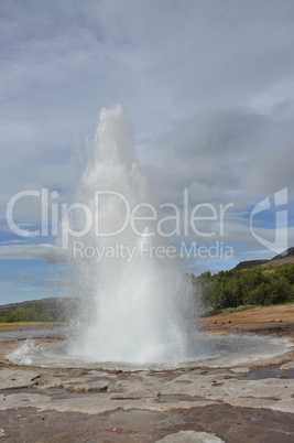 Geysir Strokkur, Island