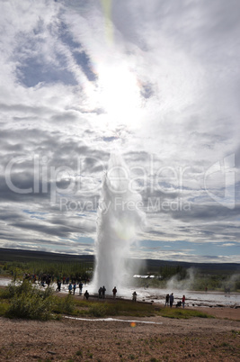 Geysir Strokkur, Island