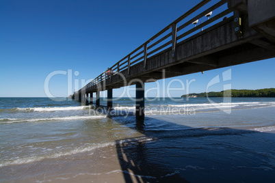 Seebrücke in Binz, Deutschland