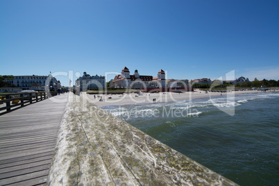 Seebrücke in Binz, Deutschland