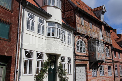 Häuserzeile in Lüneburg