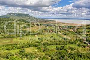 Landscape at lake Balaton