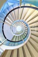 Modern spiral staircase