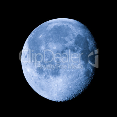 Waning gibbous moon