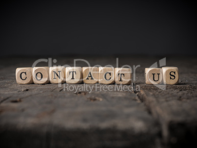 Contact us concept image