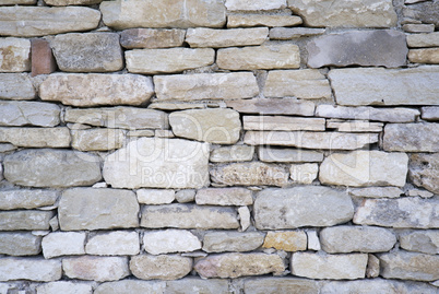 Natursteinmauer in Südfrankreich