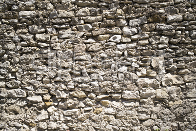 Natursteinmauer in Südfrankreich in Südfrankreich