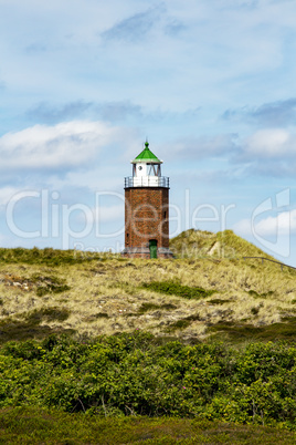 Lighthouse on the island of Sylt, Germany