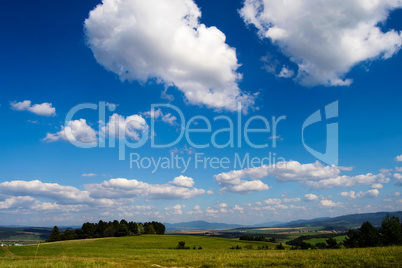 Landscape with clouds