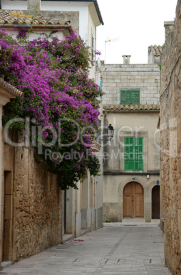 Gasse in Alcudia, Mallorca