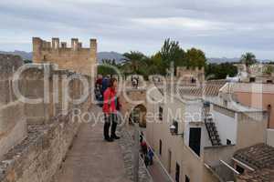 Stadtmauer in Alcudia, Mallorca