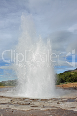 Geysir Strokkur, Island