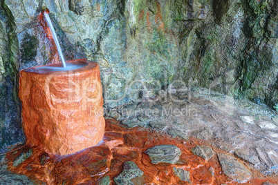 Mineral water fountain - drinking fountain
