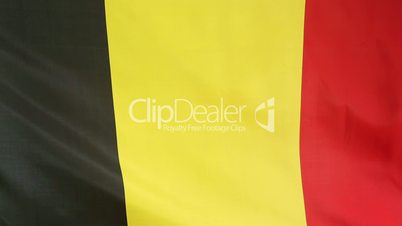 Moving flag of Belgium