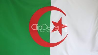 Textile flag of Algeria