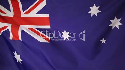 Textile flag of Australia