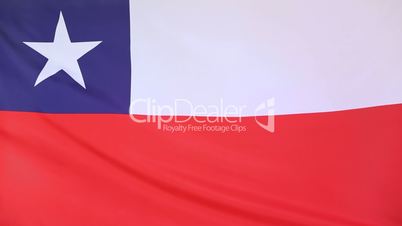 Textile flag of Chile