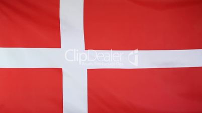 Fabric national flag of Denmark