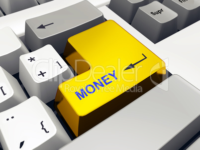 Tastatur mit Money Taste