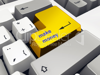 Tastatur mit make money Taste