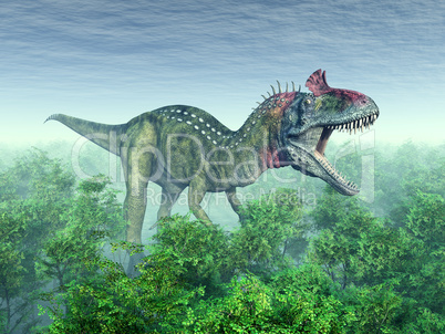 Dinosaurier Cryolophosaurus