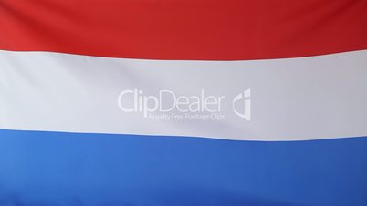 Netherlands flag in slow motion