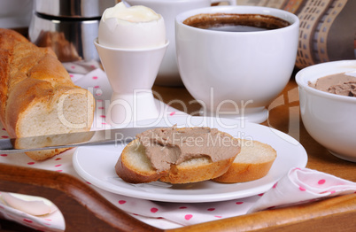 Breakfast on a tray