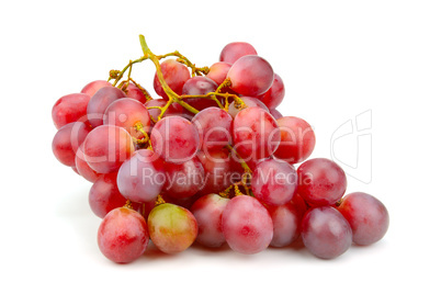 bunch of grapes isolated on white background