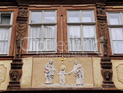 Fachwerkhäuser in der Altstadt von Mainz