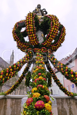 Osterbrunnen in Rothenburg ob der Tauber