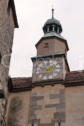 Uhrturm in Rothenburg ob der Tauber