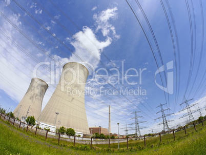 Atomkraftwerk Grafenrheinfeld in Betrieb am 15. Mai 2015