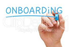 Onboarding Blue Marker