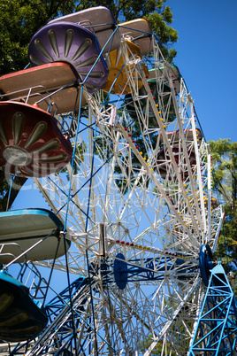 Ferris wheel at amusement park