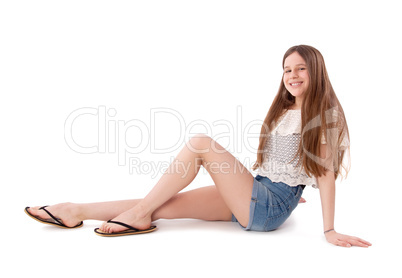 child sitting on floor