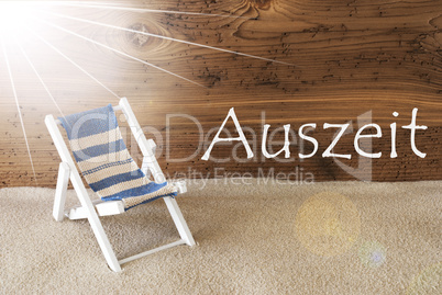 Summer Sunny Greeting Card, Auszeit Means Relax