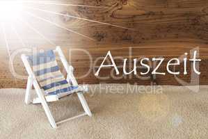 Summer Sunny Greeting Card, Auszeit Means Relax