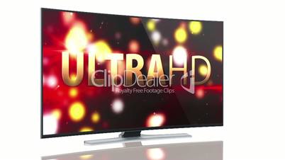 UltraHD Smart Tv with curved screen