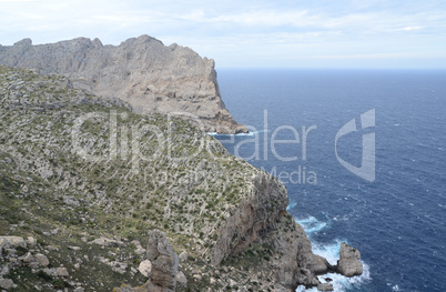 Küste am Cap Formentor, Mallorca