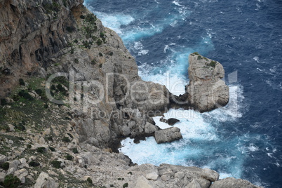 Küste am Cap Formentor, Mallorca