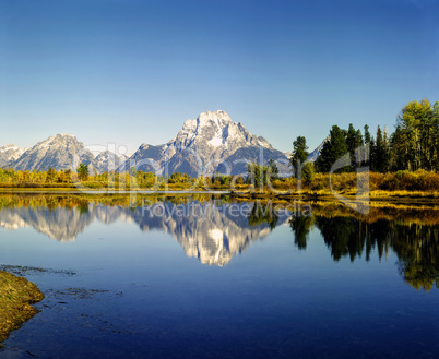 Reflection of Mt.Moran