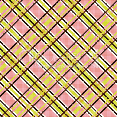 Seamless diagonal pattern in yellow and terracotta
