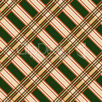 Seamless diagonal pattern in orange and green