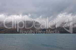 Moody sky over Lake Ohau