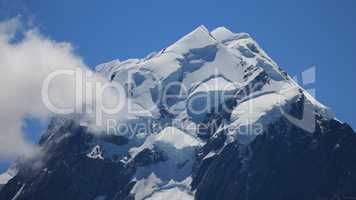 Close up of Mt Cook
