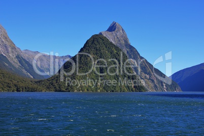 Mitre Peak, mountain in the Milford Sound